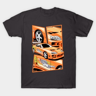 Brian's toyota supra from fast and furious T-Shirt